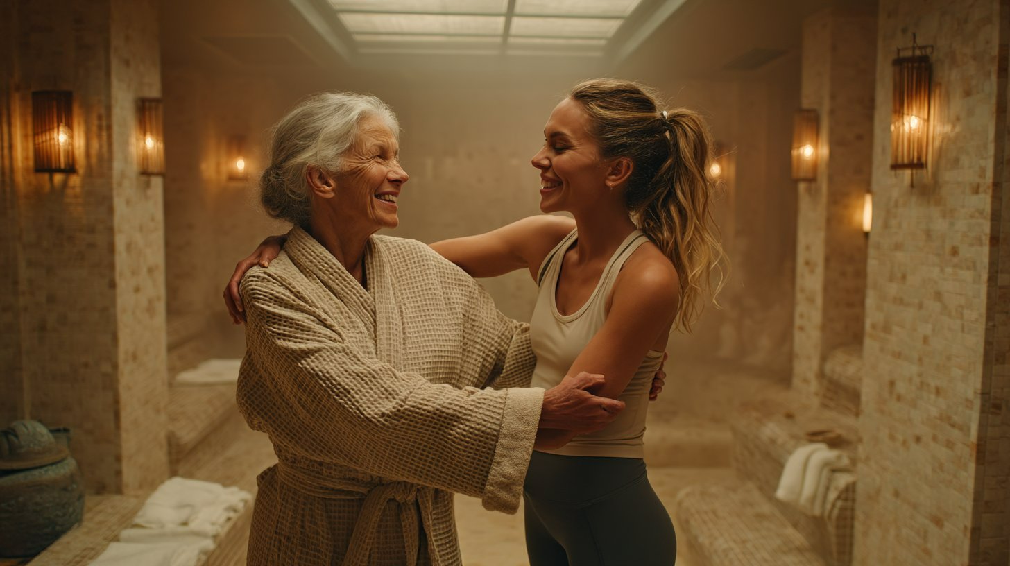 Corporate wellness yoga session